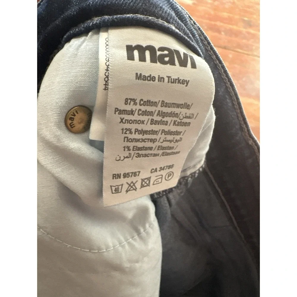 Mavi Jeans Mens 36x32 Jake Slim Leg Blue Denim Medium Wash
